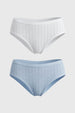 Calzón Mujer Bikini Celeste