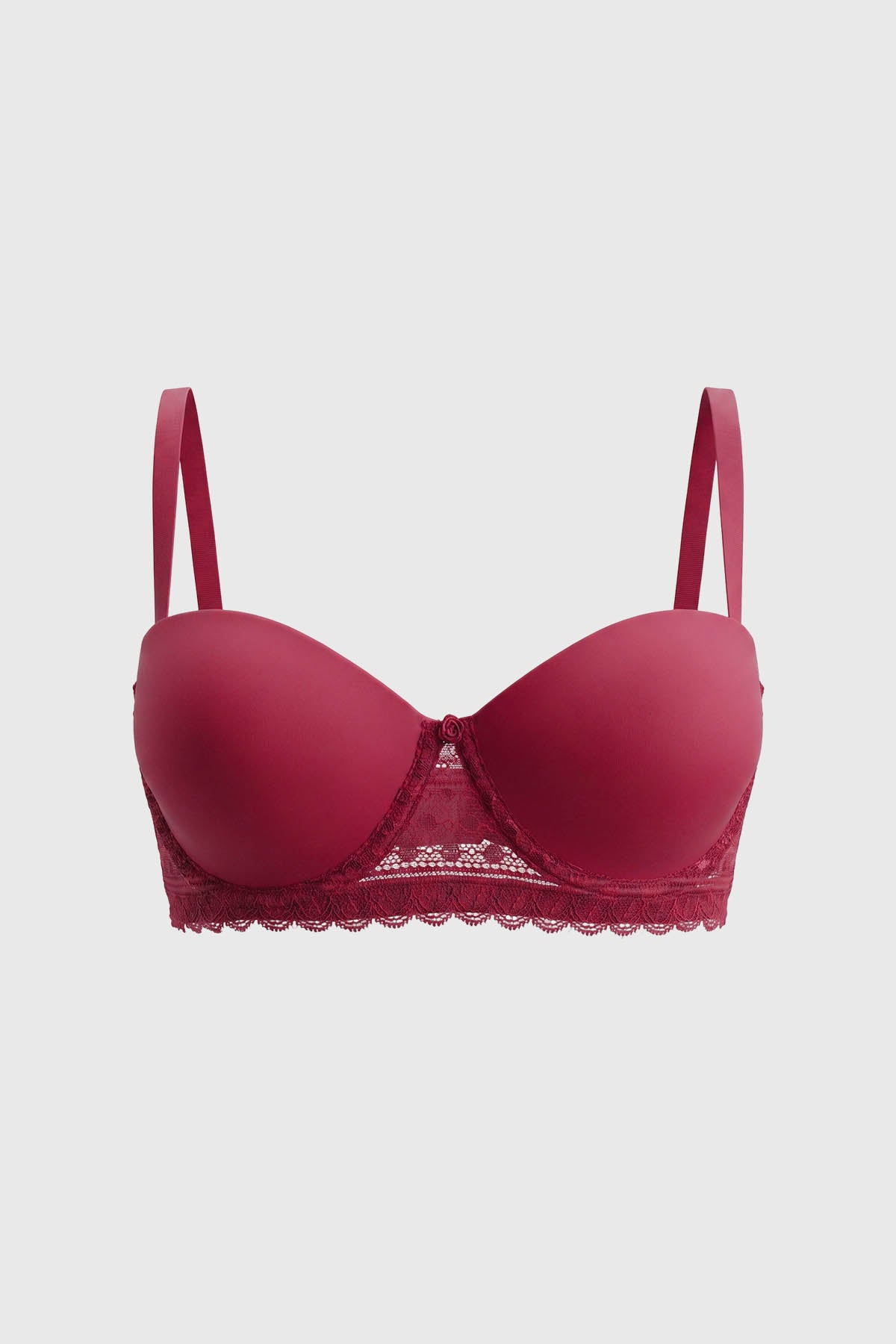 Sostén Strapless Mujer Rojo