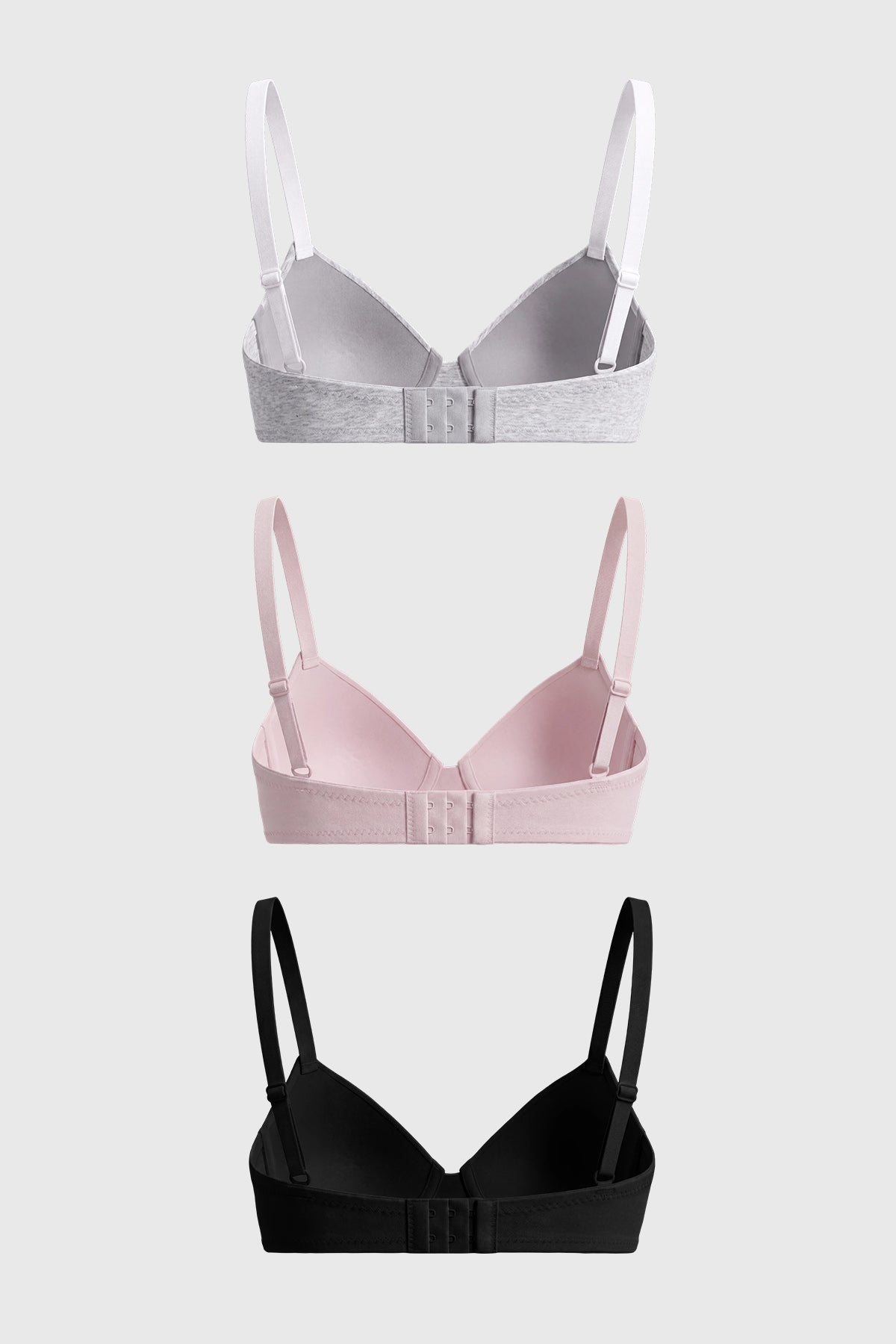 Sostén Copa Soft Pack3 Mujer Gris