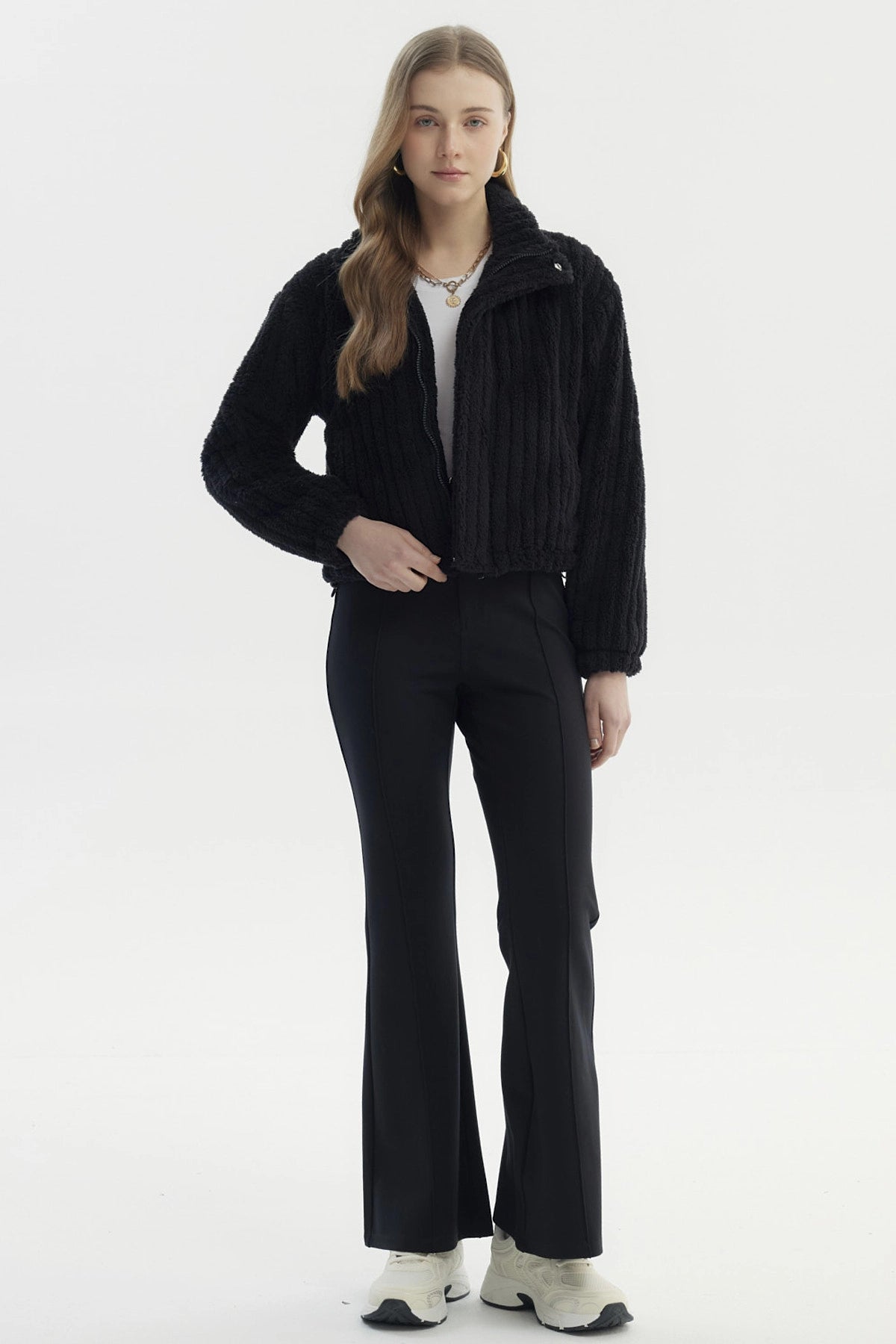 Chaqueta Mujer Juvenil Negro
