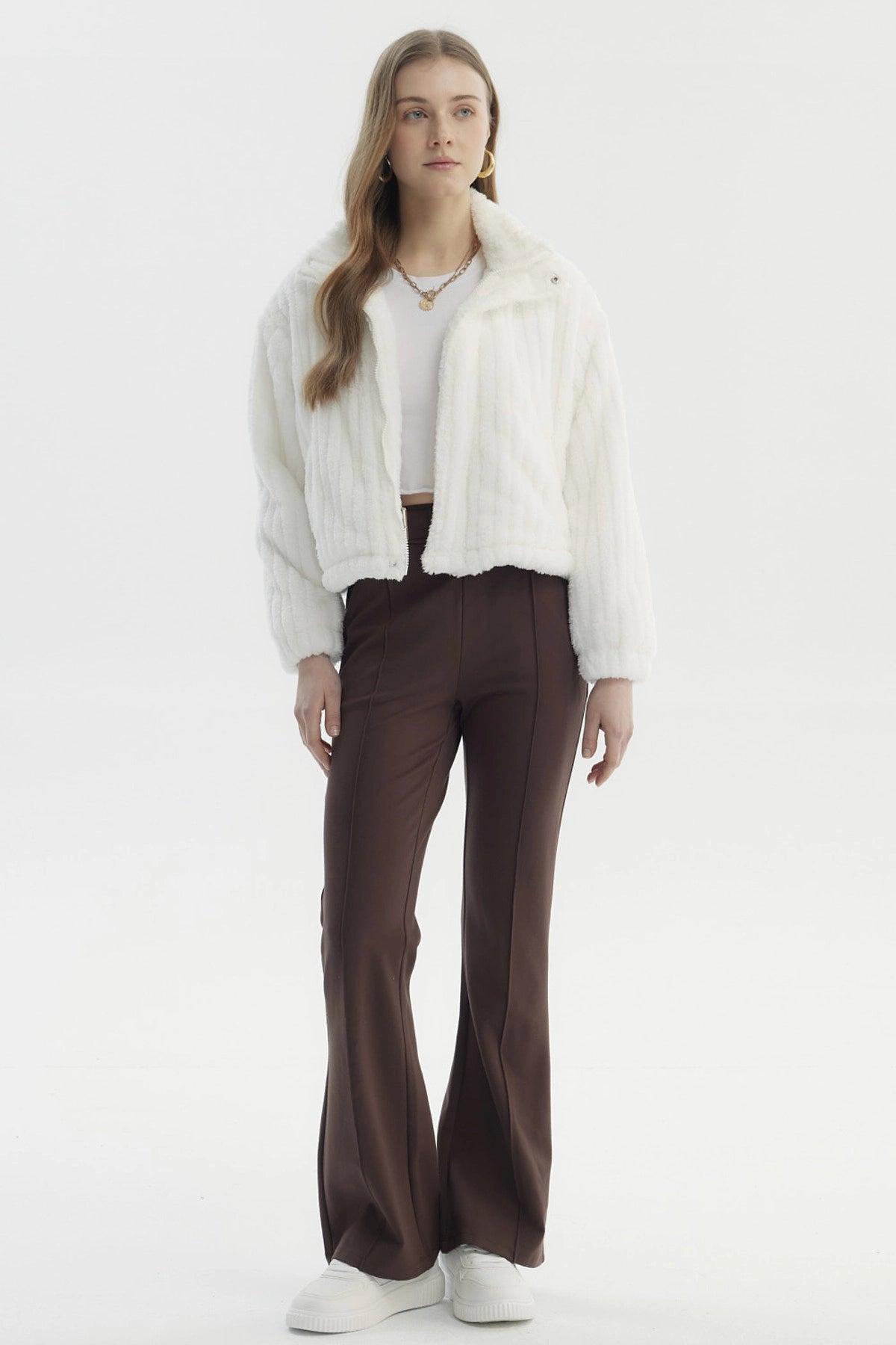 Chaqueta Mujer Juvenil Crudo