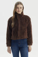 Chaqueta Mujer Juvenil Café Oscuro