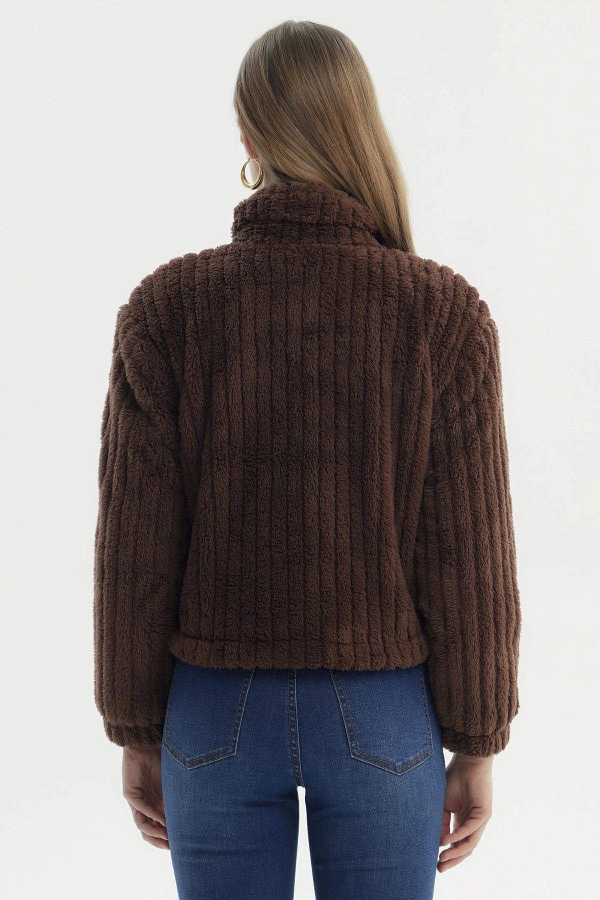 Chaqueta Mujer Juvenil Café Oscuro