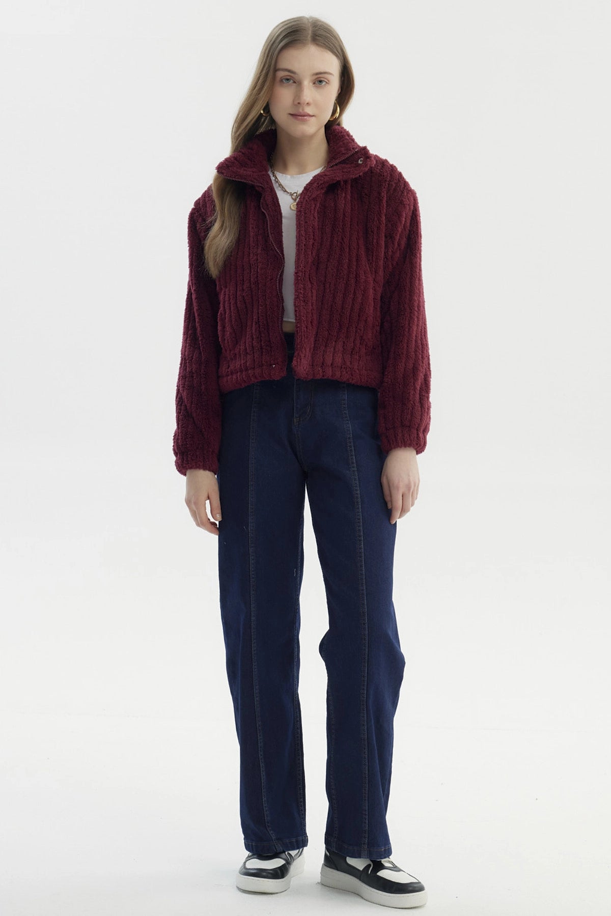 Chaqueta Mujer Juvenil Rojo