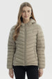 Parka Mujer Corta Plummy Cortes Beige