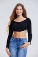 Polera Mujer Top Seamless Negro