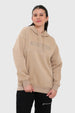 Polerón Mujer Oversize Print Beige