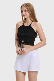 Polera Mujer Amarra Negro