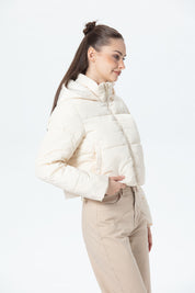 Parka Mujer Puffa Ajustable Crudo