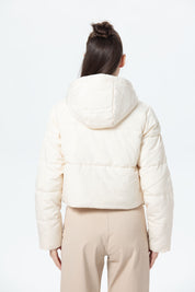 Parka Mujer Puffa Ajustable Crudo