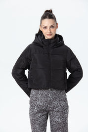 Parka Mujer Puffa Ajustable Negro