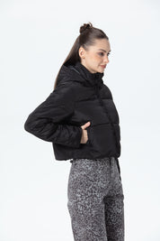 Parka Mujer Puffa Ajustable Negro