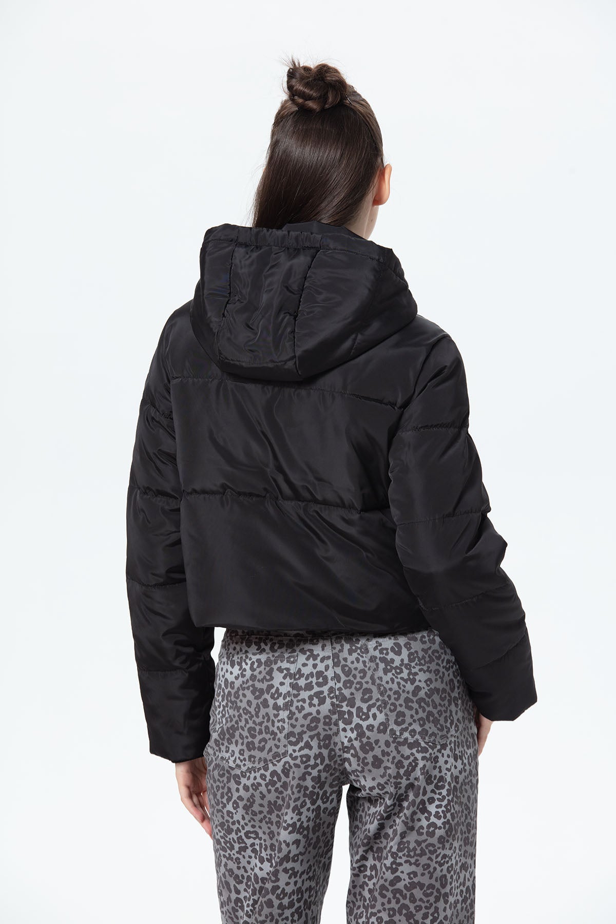 Parka Mujer Puffa Ajustable Negro