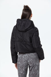 Parka Mujer Puffa Ajustable Negro