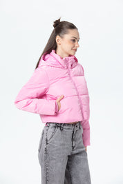 Parka Mujer Puffa Ajustable Rosado