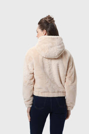 Chaqueta Mujer Polar Beige