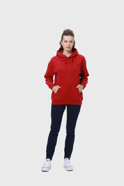 Polerón Mujer Canguro Print Rojo