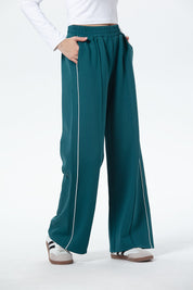 Pantalón Buzo Mujer Brillante Verde