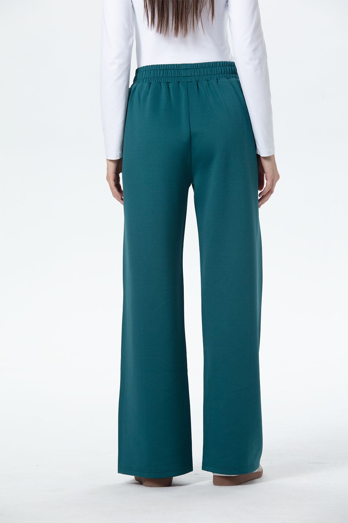 Pantalón Buzo Mujer Brillante Verde
