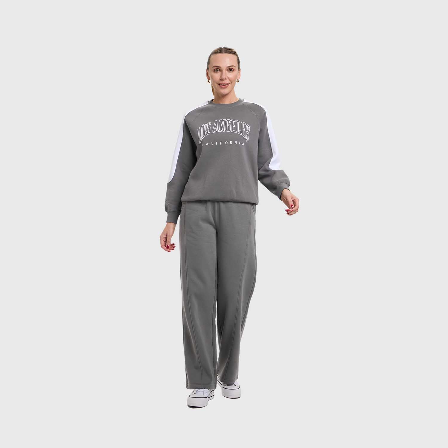 Polerón Mujer Gris