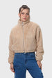 Chaqueta Mujer Tipo Polar Beige