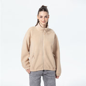 Polar Mujer Corderito Beige