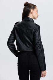 Chaqueta Mujer Biker Negro