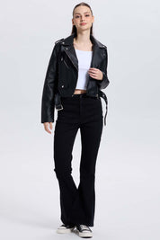 Chaqueta Mujer Biker Negro
