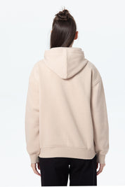 Polerón Mujer Canguro Print Beige