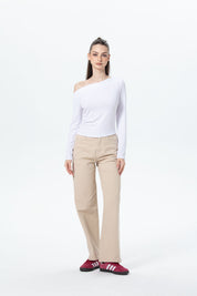 Pantalón Mujer Gabardina Cow Girl Beige
