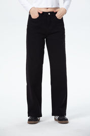 Pantalón Mujer Gabardina Cow Girl Negro