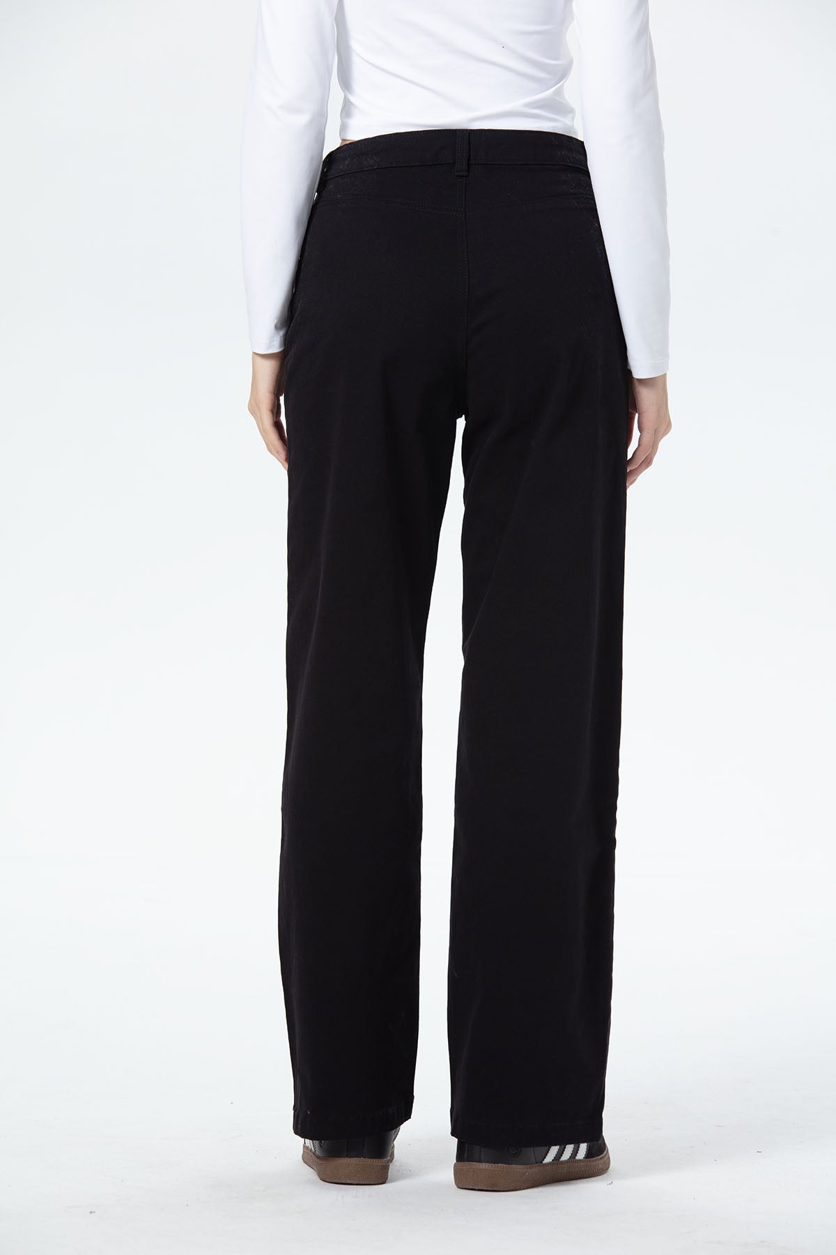 Pantalón Mujer Gabardina Cow Girl Negro