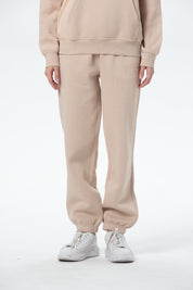 Pantalón Buzo Mujer Jogger Beige