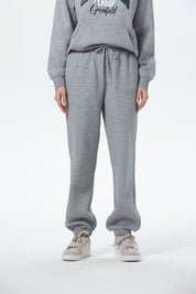 Pantalón Buzo Mujer Jogger Gris