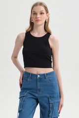 Polera Mujer Sudadera Negro