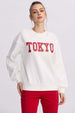 Polerón Mujer Print Fucsia con estampado TOKYO