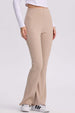 Pantalón Mujer Flare Rib Beige