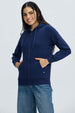Polerón Mujer Hoodie Azul