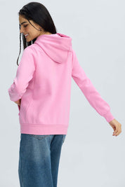 Polerón Mujer Hoodie Palo Rosa