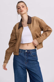 Chaqueta Mujer Antelina Camel