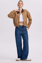 Chaqueta Mujer Antelina Camel