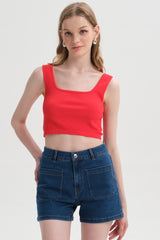 Peto Mujer Seamless Rojo
