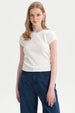 Polera Mujer Cropped Blanco