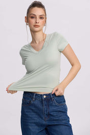 Polera Mujer Deporte Verde Agua