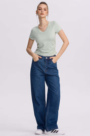 Polera Mujer Deporte Verde Agua