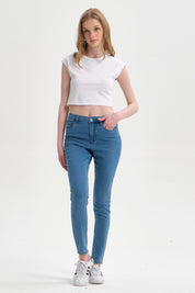 Polera Mujer Crop Blanco