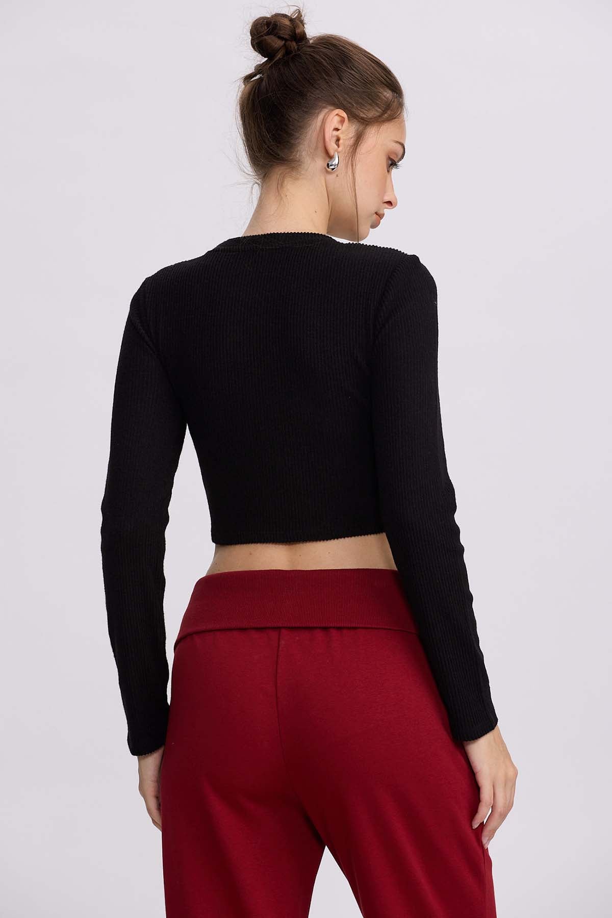Sweater Mujer Basta Negro