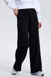Pantalón Buzo Mujer Wide Leg Negro
