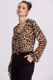 Polera Mujer Malla Cafe