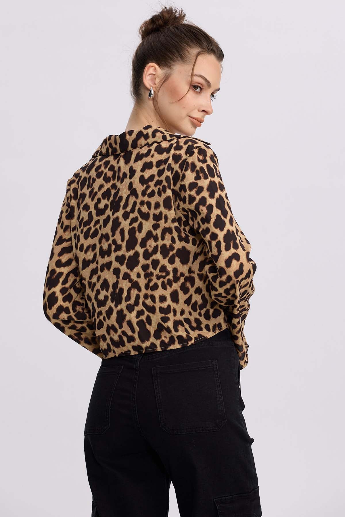 Polera Mujer Malla Cafe